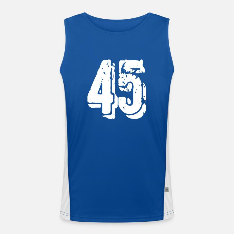 Maillot à 45 chiffres Débardeur respirant contrasté Homme 