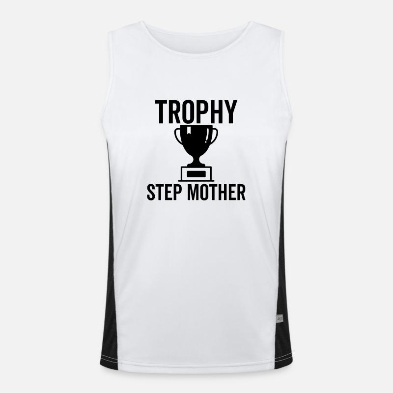 Trophäe Stiefmutter Funktionelles Kontrast-Tank Top für Männer 