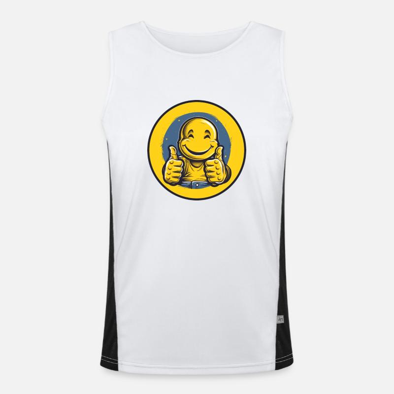 Alles ist super! Funktionelles Kontrast-Tank Top für Männer 