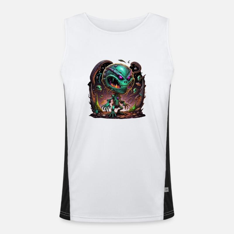 Chat Galaxy Débardeur respirant contrasté Homme 