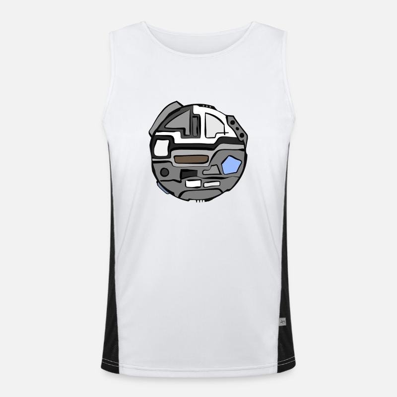 Alien Planet Men's Functional Contrast Tank Top 