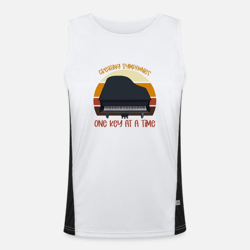 creating symphonies Men's Functional Contrast Tank Top 
