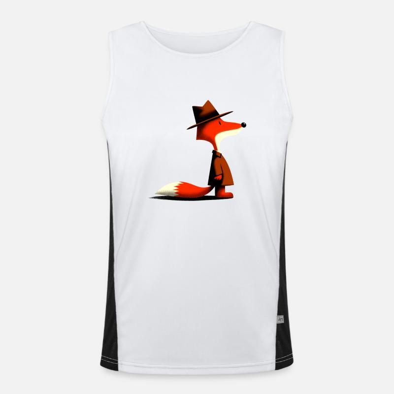 Detective Fox Men's Functional Contrast Tank Top 