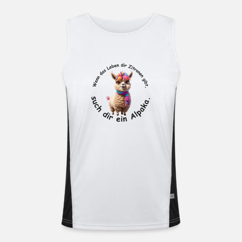 Find an alpaca Men's Functional Contrast Tank Top 