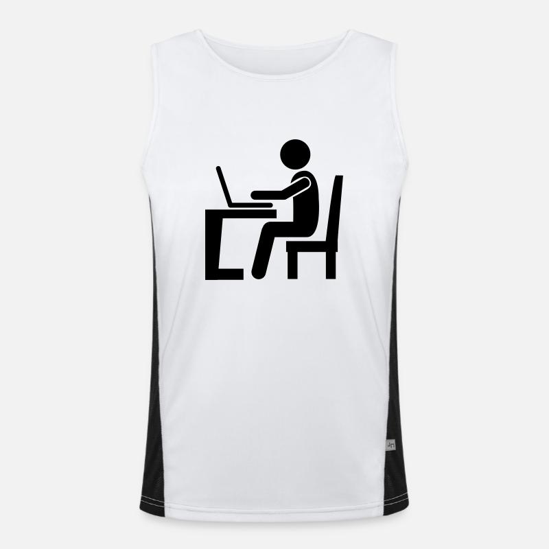 Bureau de travail Débardeur respirant contrasté Homme 