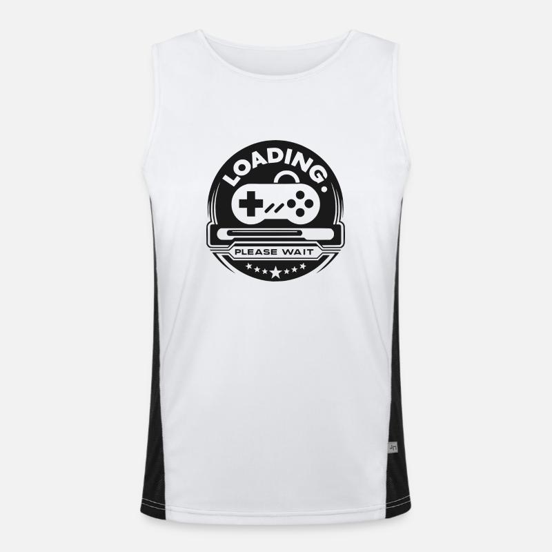 Loading Please Wait Men's Functional Contrast Tank Top 