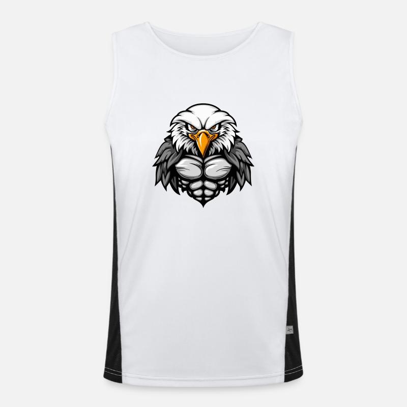 Adler Comic Funktionelles Kontrast-Tank Top für Männer 
