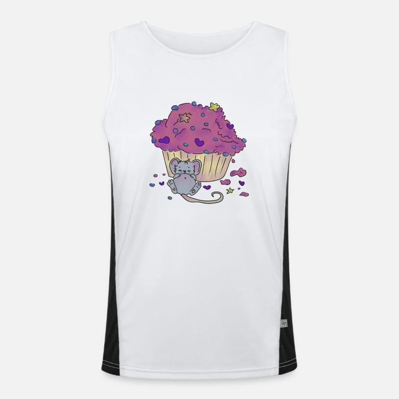 Cupcake Funktionel kontrast tanktop til herrer 