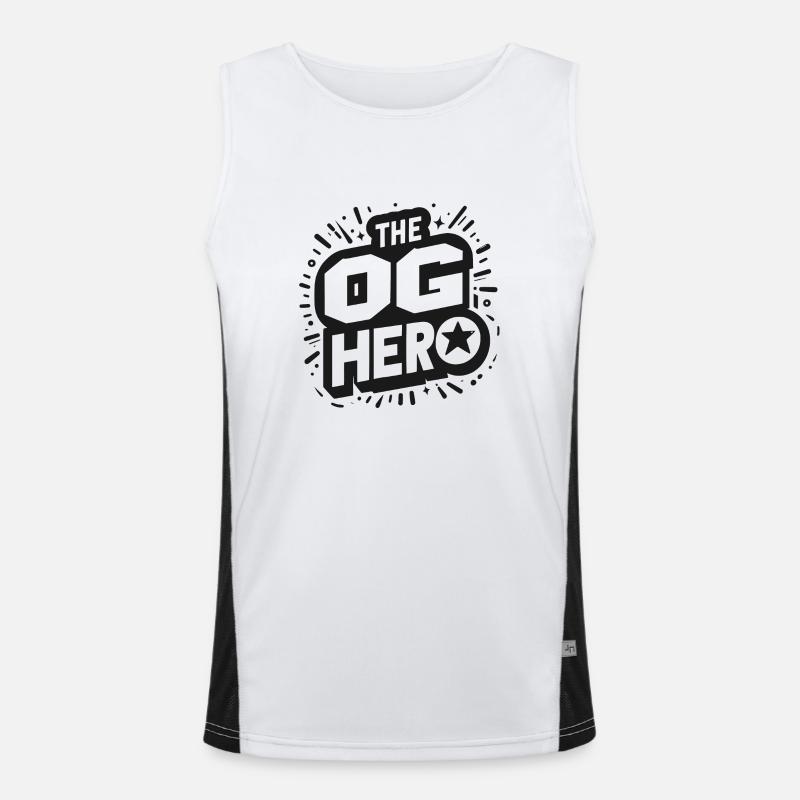 Der OG-Held Funktionelles Kontrast-Tank Top für Männer 