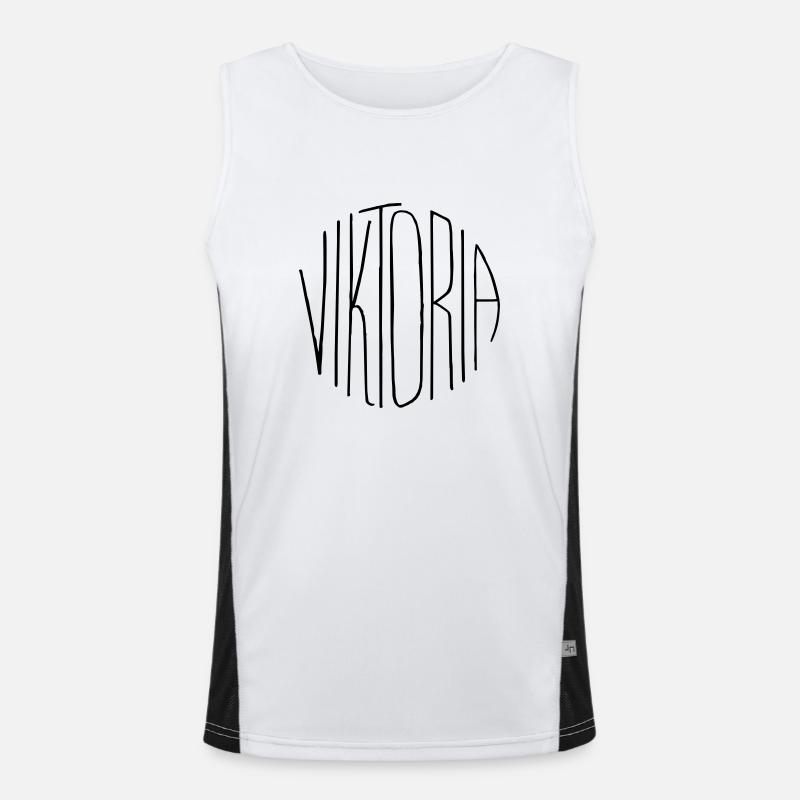 Viktoria Funktionelles Kontrast-Tank Top für Männer 