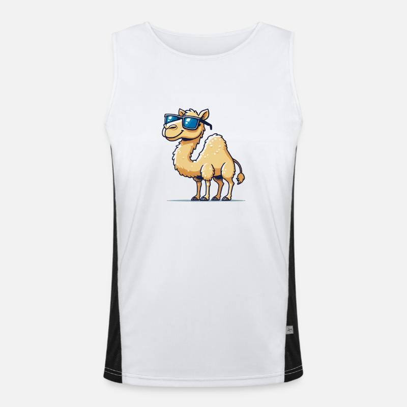 kamel sonnenbrille Funktionelles Kontrast-Tank Top für Männer 