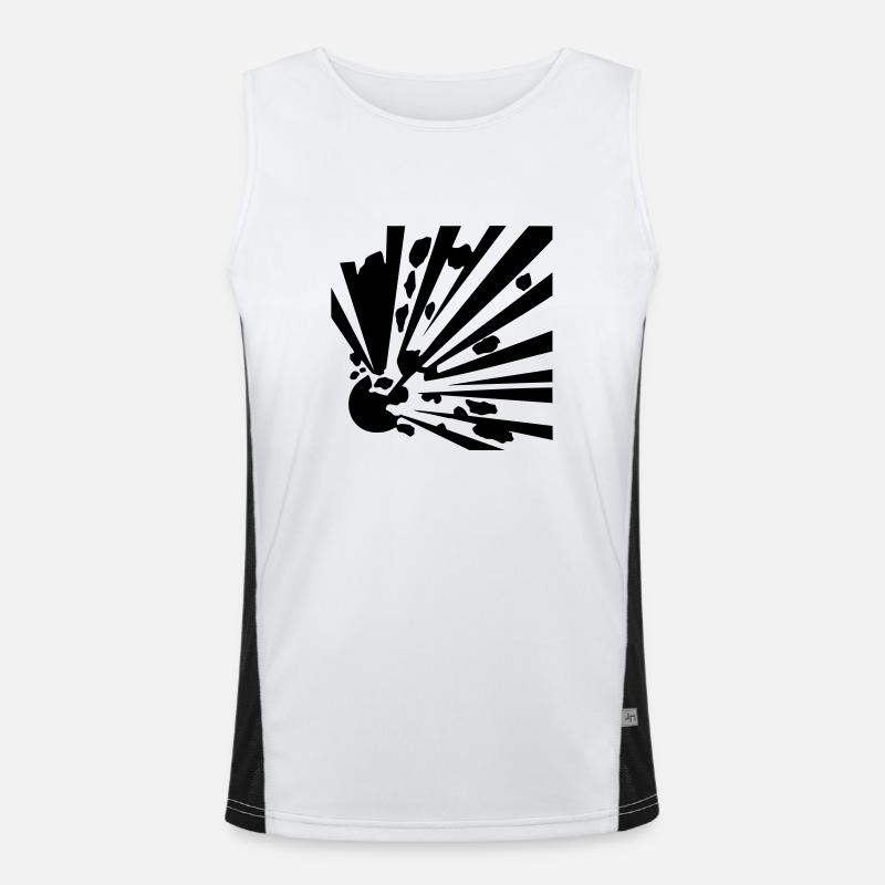 Explosiv Funktionelles Kontrast-Tank Top für Männer 