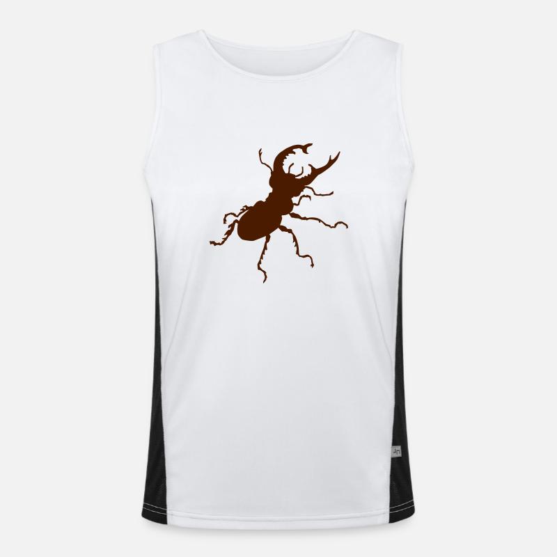 Stag beetle Men's Functional Contrast Tank Top 