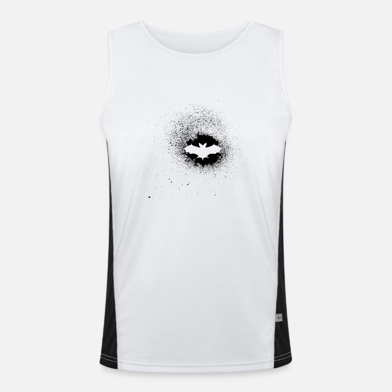Fledermaus Funktionelles Kontrast-Tank Top für Männer 