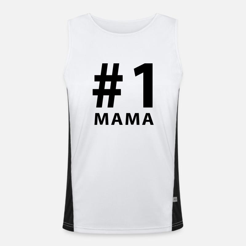 muttertag Funktionelles Kontrast-Tank Top für Männer 