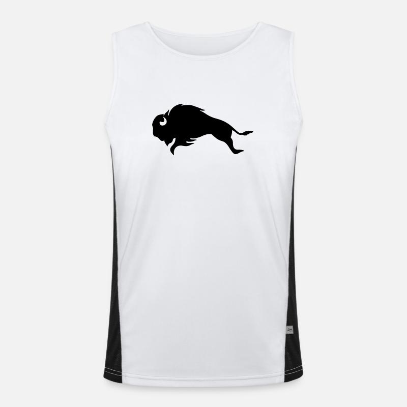 BLACK BISON BULL Men's Functional Contrast Tank Top 