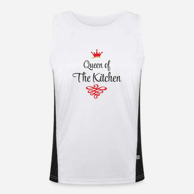 kochen Funktionelles Kontrast-Tank Top für Männer 