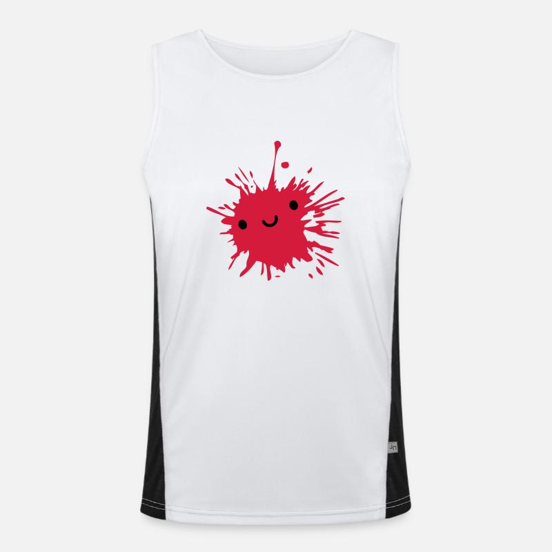 Blob mignon doux Débardeur respirant contrasté Homme 