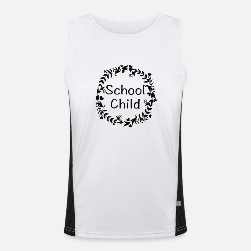 Écolier Débardeur respirant contrasté Homme 