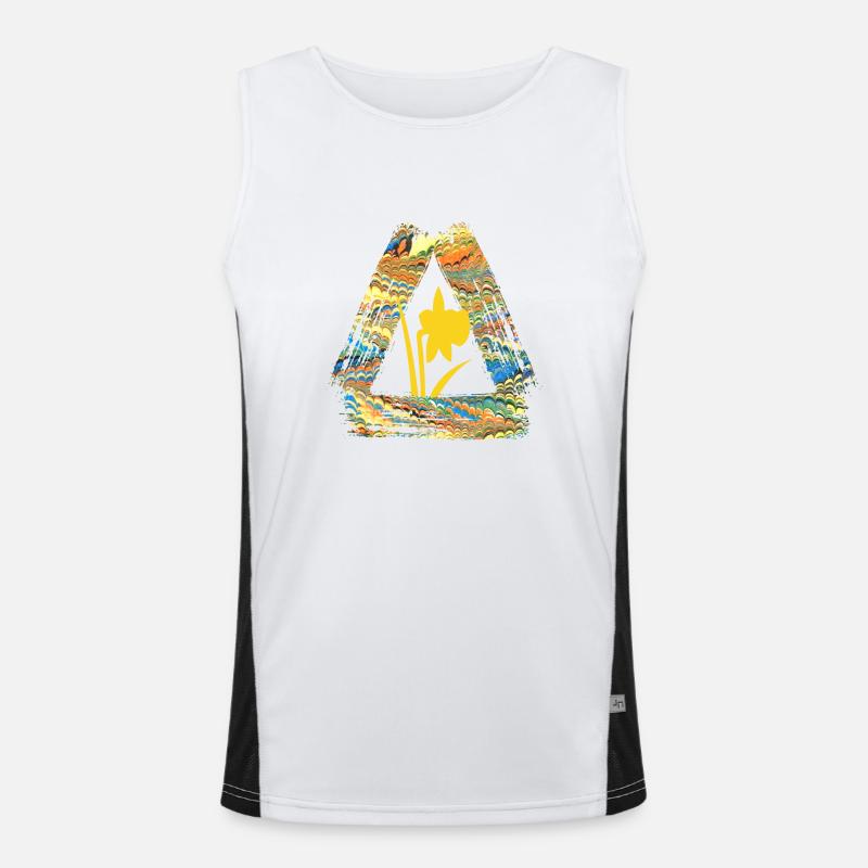 Narcissus E 278 Men's Functional Contrast Tank Top 