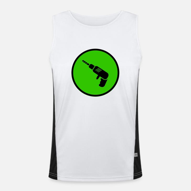 Drill Men's Functional Contrast Tank Top 