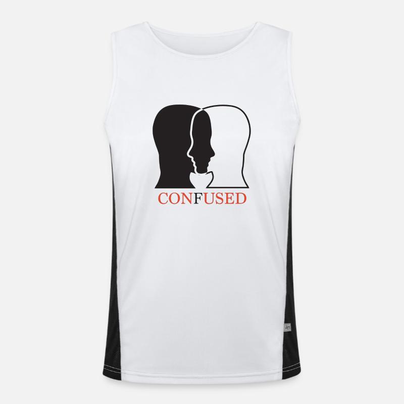 CONFUSION Men's Functional Contrast Tank Top 