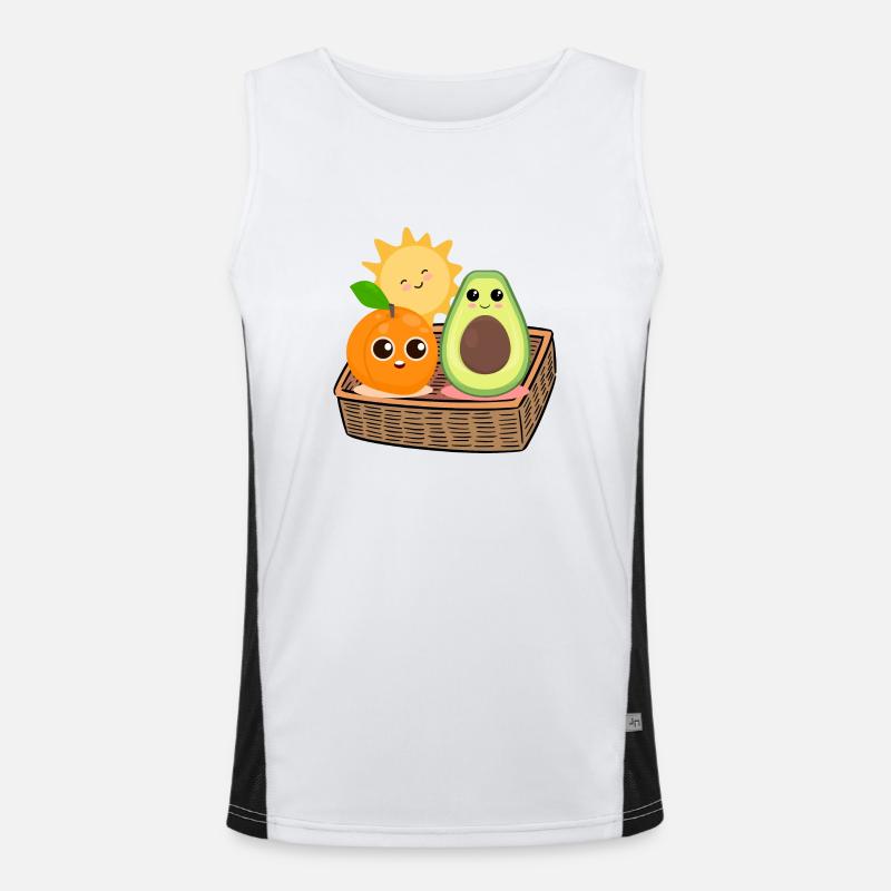 Obst Funktionelles Kontrast-Tank Top für Männer 