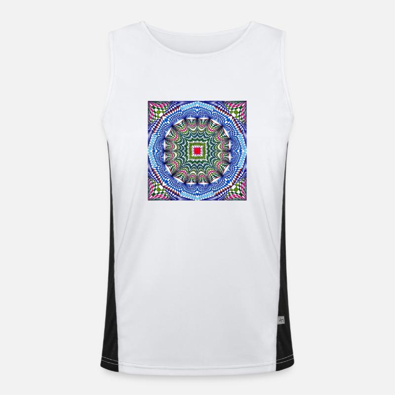 LMNArt Funktionelles Kontrast-Tank Top für Männer 