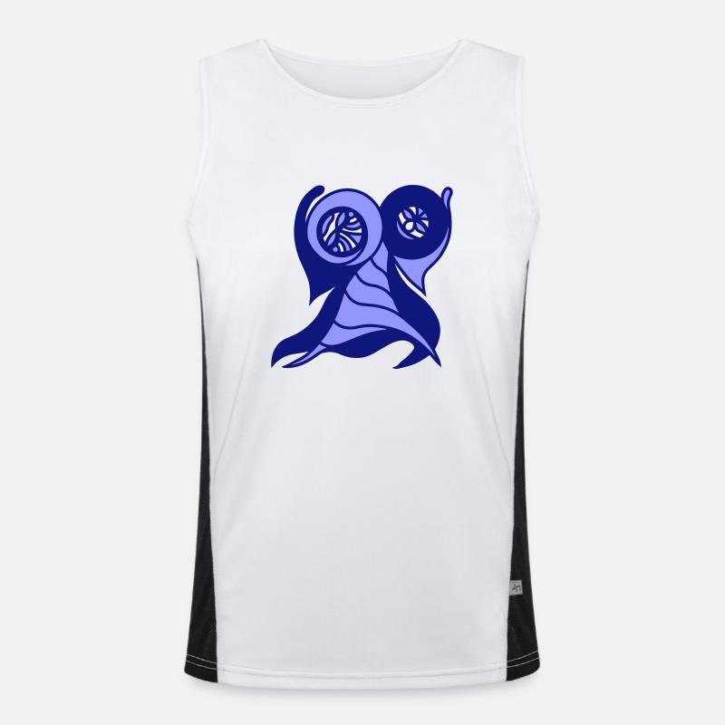 Embrace yourself. Dancing harmony and love Men's Functional Contrast Tank Top 