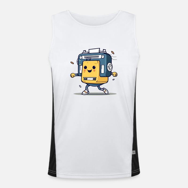 Danso le walkman Débardeur respirant contrasté Homme 