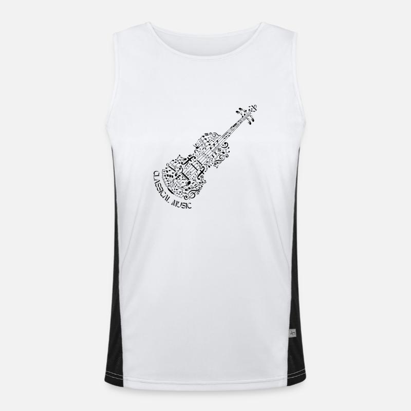Classical Music - Organ Music Men's Functional Contrast Tank Top 