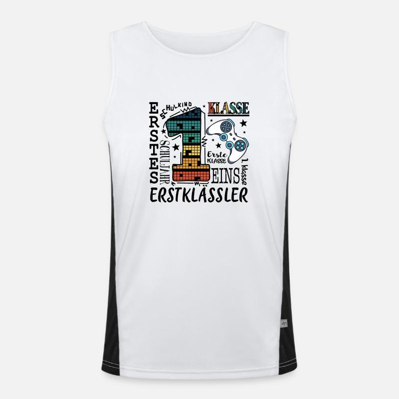 1st Class Gaming Men's Functional Contrast Tank Top 