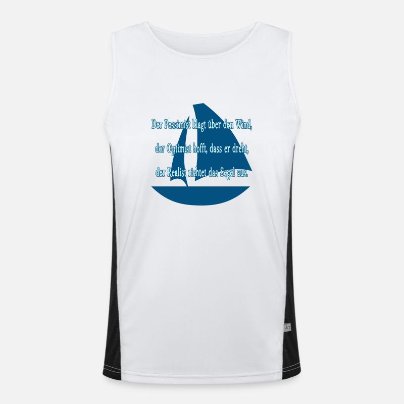 The Wind Men's Functional Contrast Tank Top 