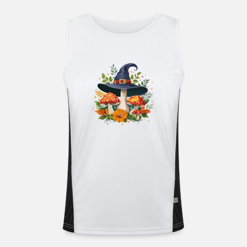 Witch mushroom Men's Functional Contrast Tank Top 