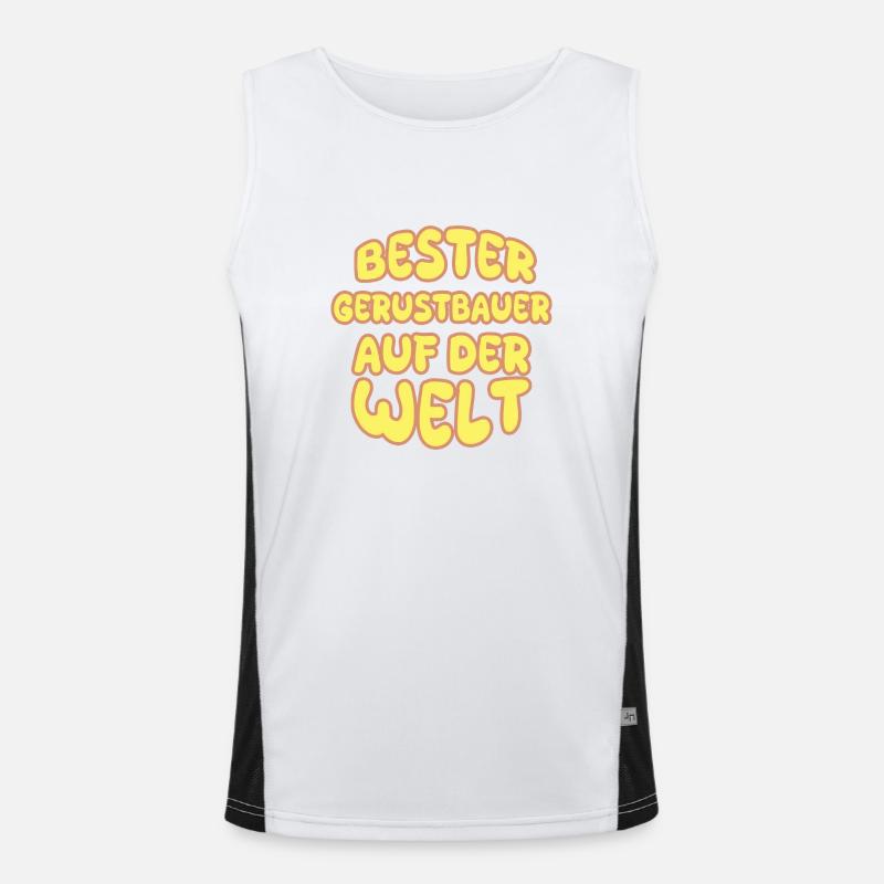 Scaffolding as a vocation Men's Functional Contrast Tank Top 