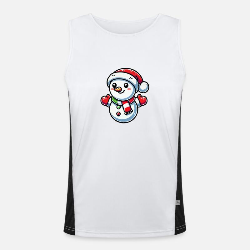 Snowman Men's Functional Contrast Tank Top 
