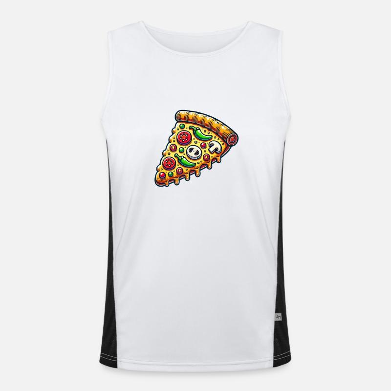 pizza Funktionel kontrast tanktop til herrer 