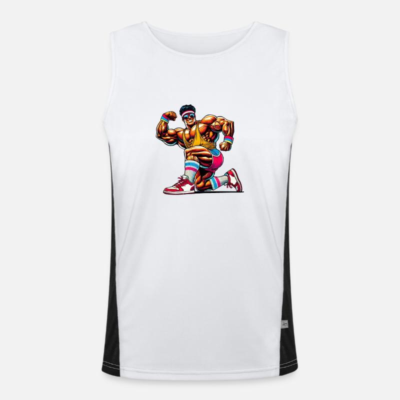 bodybuilder Funktionelles Kontrast-Tank Top für Männer 