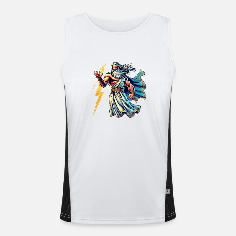 Zeus Comic Men's Functional Contrast Tank Top 