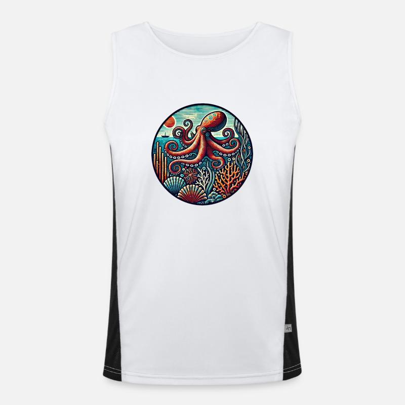 Octopus Men's Functional Contrast Tank Top 