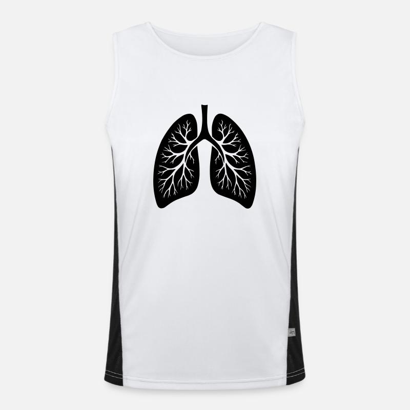 lunge Funktionelles Kontrast-Tank Top für Männer 