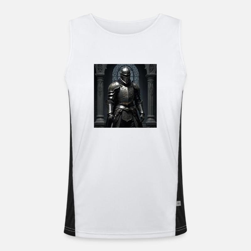 Ritter Funktionelles Kontrast-Tank Top für Männer 