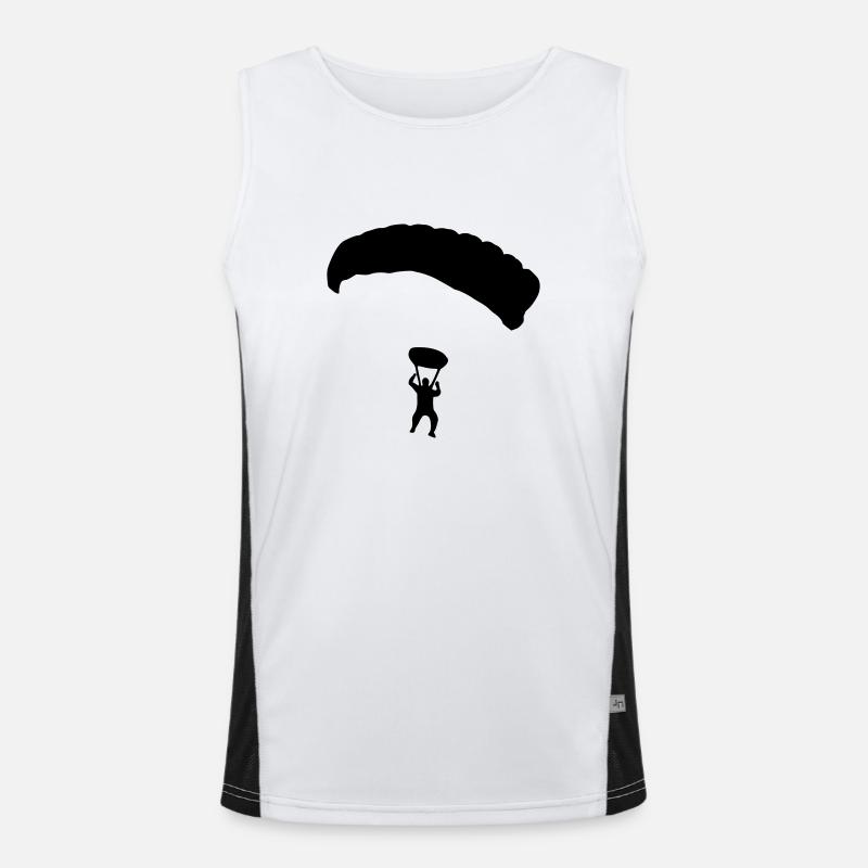 Skydiving Men's Functional Contrast Tank Top 