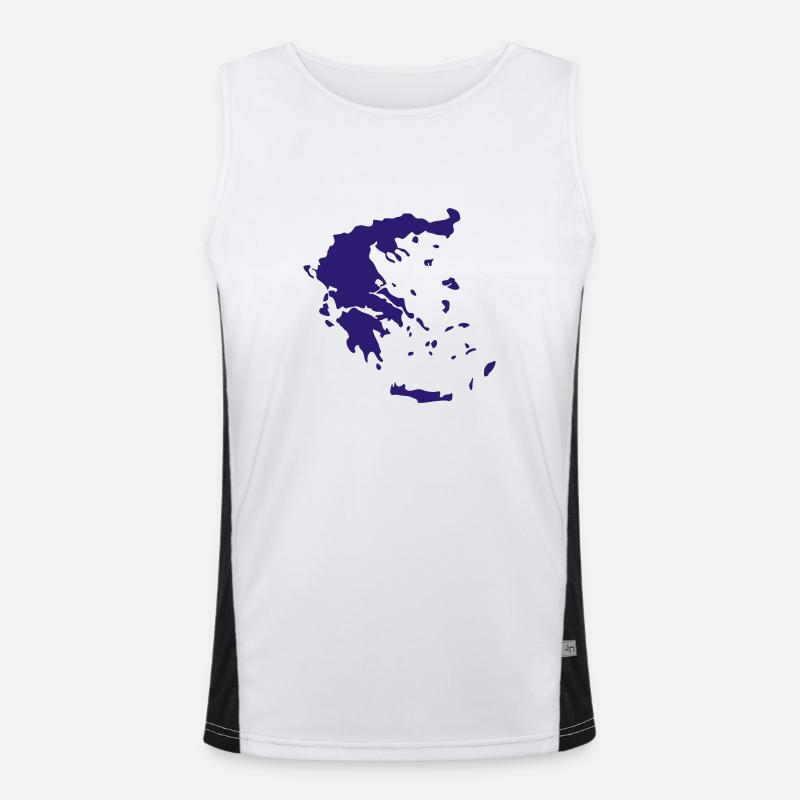 Grèce Débardeur respirant contrasté Homme 