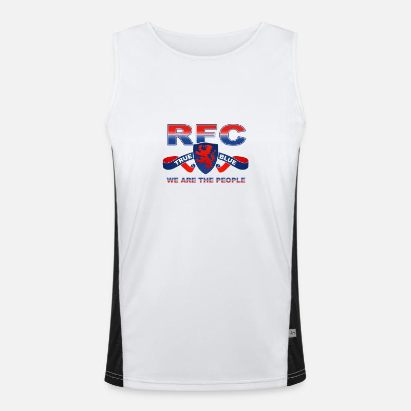 true blue Men's Functional Contrast Tank Top 