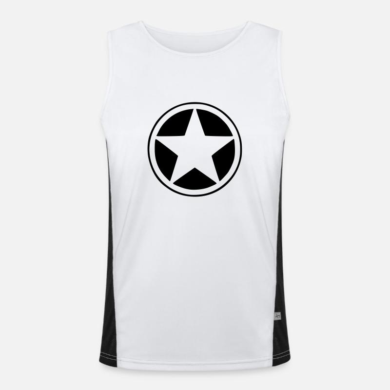 STERN Funktionelles Kontrast-Tank Top für Männer 