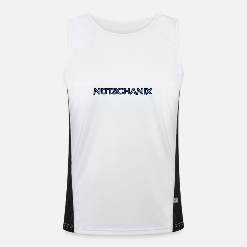 Nütschanix Funktionelles Kontrast-Tank Top für Männer 