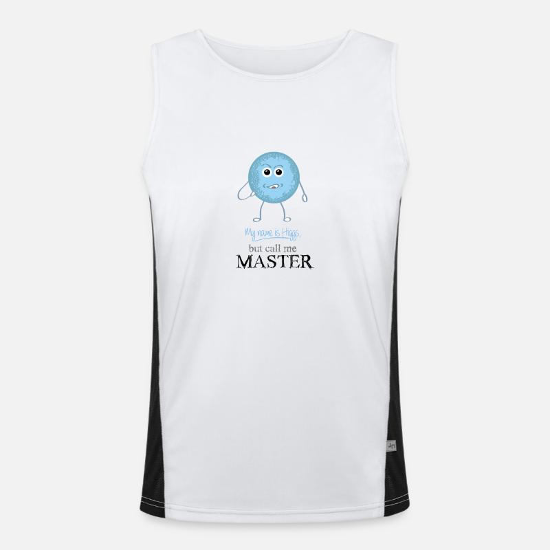 CALL ME MASTER Funktionelles Kontrast-Tank Top für Männer 