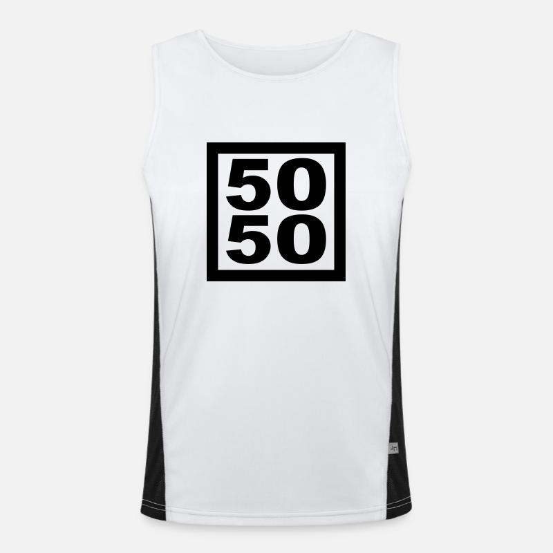 5050 4LCW 4 Letter Code Wear Funktionelles Kontrast-Tank Top für Männer 