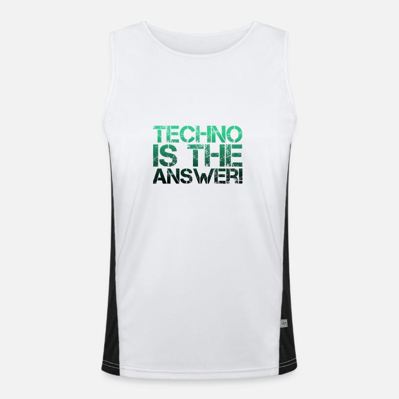 TECHNO Débardeur respirant contrasté Homme 